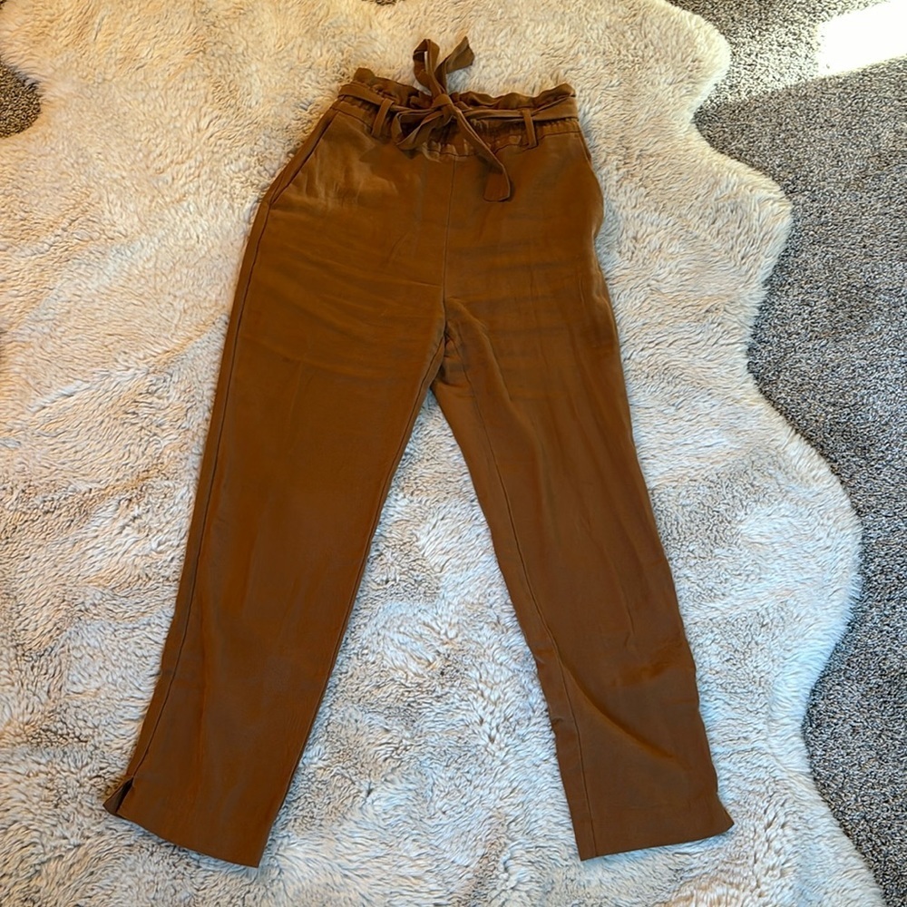 Zara Paperbag High Waisted‎ Pants